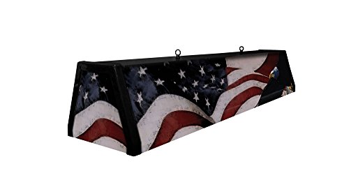 44" Acrylic Pool Table Light, Stars and Stripes - Thumbnail 4