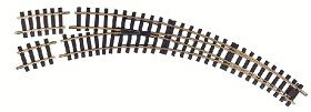 PIKO G SCALE MODEL TRAINS - MANUAL R3-R5 CURVED SWITCH LEFT - 35224