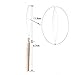 Pliers,Micro Pulling Needle and Loop Threader 3Pc Kit for Micro Ring Link Hair and Feather Extensions