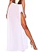 Blibea Womens Black Sheer Beach Coverups Sarong Skirt Dress Beachwear One Size White