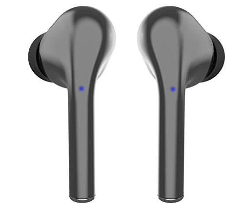 Bluetooth Headphones with Upgraded Voice Call Siri, Wireless Bluetooth Earbuds, Bluetooth Headsets, Bluetooth 5.0 HiFi Bass Stereo Wireless Earphones with Voice Command (Black)