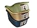 Petmate Plastic Hi-Back Cat Litter Pan, Jumbo, Assorted colors