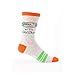PESTGURU Blue Q Men's Novelty Crew Socks Ringmaster of The Shitshow(Men's Shoe Size 7-12)