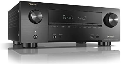 Denon AVR-X3500H 7.2 Channel 4K Ultra HD AV Receiver Supports Dolby Atmos DTS:X, and Passes-Through Dolby Vision HDR10 and HLG Receiver Bundle