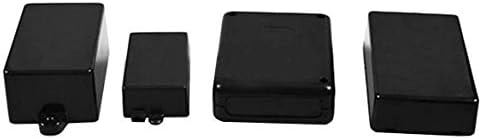 Waterproof Plastic Cover Project Electronic Instrument Case Enclosure Box(Color:Black)