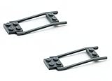 Lego Parts: Horse Hitching (PACK of 2 DBGray Hitchings)