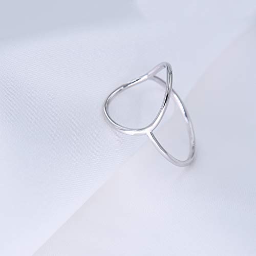 Lemon Grass Gold Vermeil Open Circle Ring in Sterling Silver Size 6