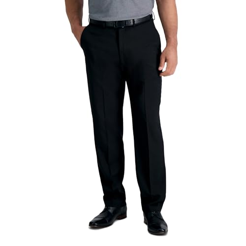 Haggar Men’s Suit Jacket, Black Reg, 50 Regular