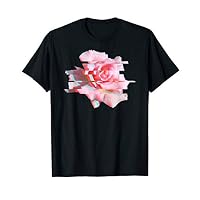 Psychedelic T-Shirt Glitch Rose Trippy Hippie Rave Apparel