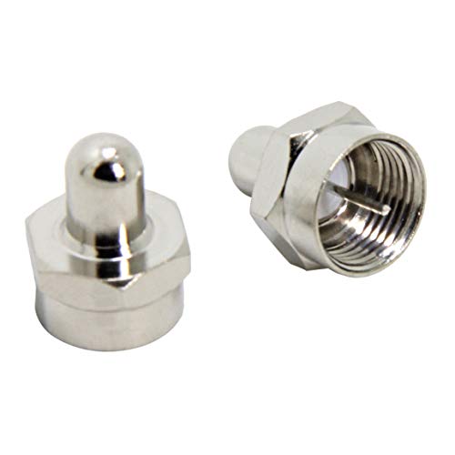 Coax Cap Cover, 75 Ohm Terminator, 10Pack, RFAdapter, Coax Terminator