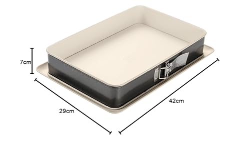 Dr. Oetker Rechteck-Springform mit Auslaufschutzboden 38 cm Back-Trend – Backform mit keramisch verstärkter Antihaft-Beschichtung, hitzebeständig bis 230°C, auslaufsicher thumbnail 3