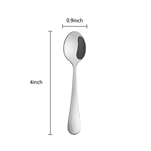 4 Hiware+Demitasse+Espresso+Spoons+Stainless