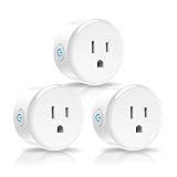 WiFi Smart Plug Mini,YTE Wireless Smart Outlet Compatible With Alexa Echo,Google Home,IFTTT for Voice Control,Remote Control your Devices with Timing Function from Anywhere,No Hub Required(3Packs)