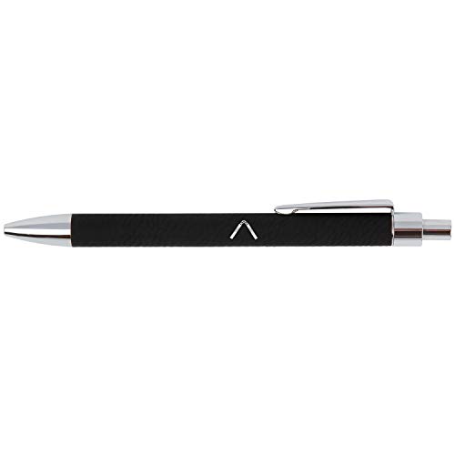Nunchucks Engraved Black Leather Gift Pen