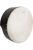 Roosebeck Tunable Ply Bodhran 15InchX5Inch - Black