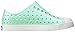 Native Kids Iridescent Jefferson Water Proof Shoes, Glass Green/Shell White/Galaxy Iridescent, 7 Medium US Toddler