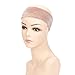 GEX Beauty Flexible Velvet Wig Grip Wig Band Scarf Head Hair Band Adjustable Fastern (Cream)