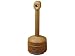 Justrite 26806T Polyethylene Personal Smokers Cease Fire Cigarette Butt Receptacle, 1 Gallon Capacity, 11" OD x 30" Height, Terra Cotta primary