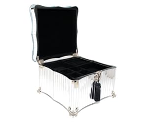 Amazon.com: Glamour Mirrored Jewelry Box: Jewelry Boxes ...