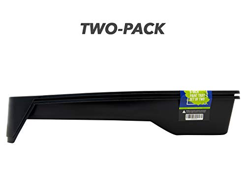 Precision Defined Supreme 9-Inch Paint Roller Tray Set (2-Pack), Built for 9-In Roller Brushes