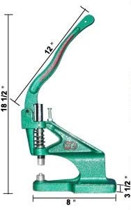 DalaB Hand Press Machine for Press Studs Eyelets Grommets Rivets Snap Button Popper Stud Leather Tool
