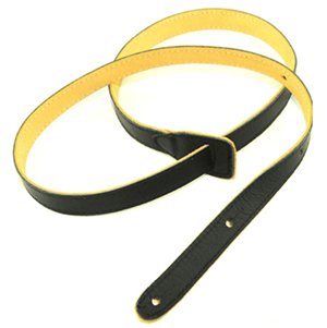 Henry Heller Capri Leather Mandolin Strap Black