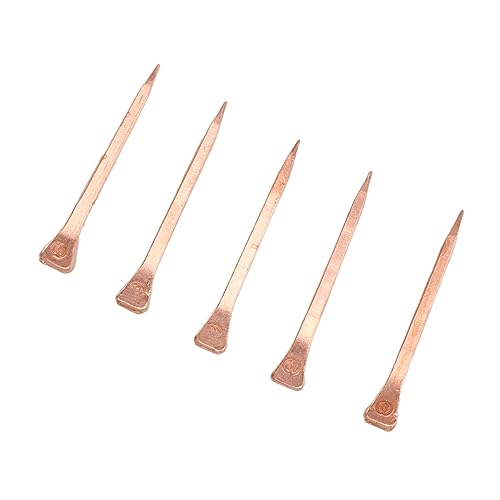 250-Pack Copper Plated Horseshoe Nails - 47.5mm E4 Size For Equestrian Care