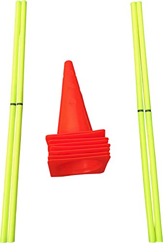 Sportsgear US Dog Agility Hurdles Cones - Canine Agility Training Set - 8 Hurdles & 4 Poles Set - Thumbnail 4