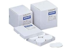 Advantec GA10047MM Grade GA100 Glass Fiber Filters; 47mm Dia; 100/Box, Glass Microfiber (Pack of 100)