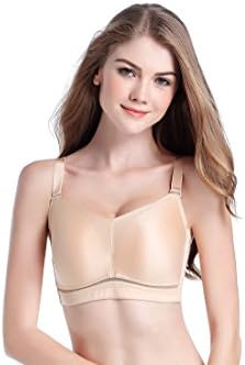 Clearance! Discount! Sports Bra Firm Control Daily Multi-purpose Wireless Bra VM1624, Nude, 36D
