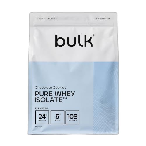 Bulk Pure Whey Isolate, Cookies Chocolat, 450g