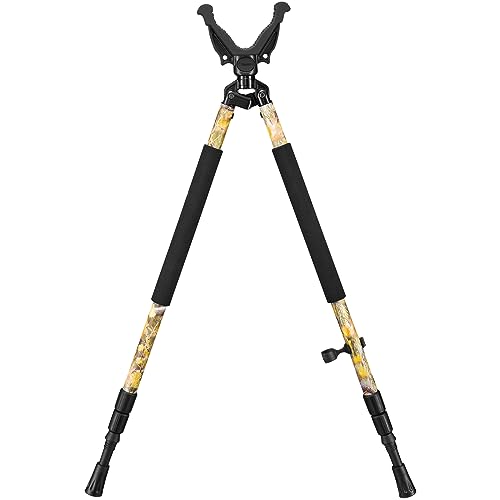 Trakiom Shooting Bipod Rests, 25.4”47.6” Hunting Bipod Stick, Shooting