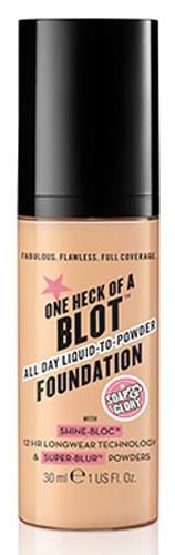 Soap And Glory One Heck Of A Blot All Day Liquid-To-Powder Foundation For Oily Skin - Happy Medium 30ml