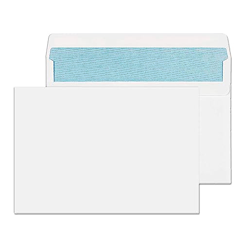 250 x m-office Paper Envelopes DIN C5 162 x 229 mm with Silicone Strip for Documents, Shipping or Storage