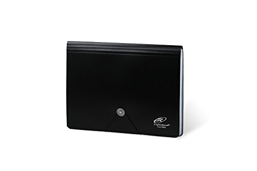 Lightahead LA-7551 Expanding file Poly Folder with 13 pockets (Solid Black) - Thumbnail 4