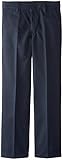 Dickies Big Boys' Flex Waist Flat Front Pant, Dark Navy, 14 Regular