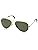 Ray-Ban RB3025- Matte Gold Frame/Crystal Green Mirror