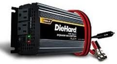 SCU71496 Charge Xpress Power Inverter, DieHard, 850 Peak Watts, 425 Continuous Watts, 2 AC Outlets, HD Battery Clamps