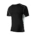 Generic New Mens Compression Sweat-absorbent Sport Gear Crewneck Athletic Shirt Tops