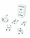 Travel Smart by Conair Converter and Worldwide Adapter Set; US Europe UK Italy Spain China primary