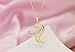 Victoria Jewelry “I Love You To The Moon and Back” Sterling Silver Heart Pendant Necklace, Love Gifts for Women (gold)
