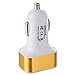 melysUS 3 USB Ports Mobile Phone Car Charger Lighter Car Charger Car Chargers