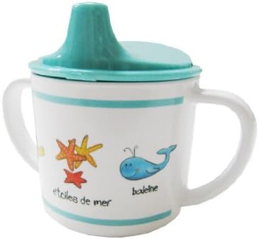 Baby Cie Sippy Cup - Ocean Animals - Aqua - 8 oz