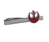 Star Wars Rebel Alliance Red Logo Men's Boys Tie Clip Tie Bar with Gift Box