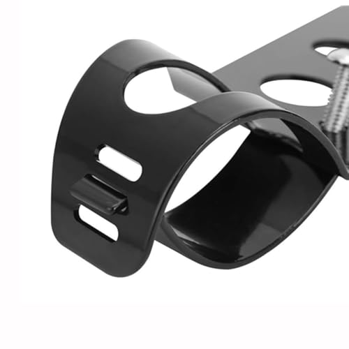 HQTS Universal Motorcycle Headlight Bracket 38mm - 51mm Motorcycle Headlight Holder Black Clip
