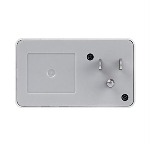 Broadlink SP3S Wi-Fi Smart Timer Plug With Energy Monitoring,Wireless Remote Control Socket with Night Light Energy Meter Home Automation
