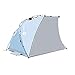 Easthills Outdoors Coastview Easy Setup Beach Tent UPF 50+ Double Silver Coating Extra Large Sun Shelter - Extended Zippered Porch Included