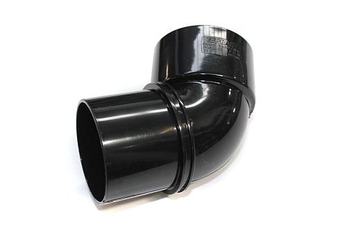 Polypipe (ex-Geberit) Key Terrain 2108.25.112 68mm (2.5") Downpipe Bend 112 Degree (White)