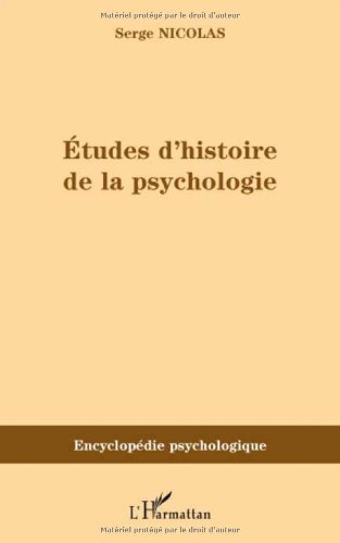 Études d'histoire de la psychologie