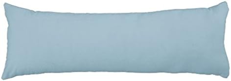 Eongo Throw Pillow Case Decorative Body Pillow Cover Solid Aquamarine Blue Cushion Cover 20 x 54 inch